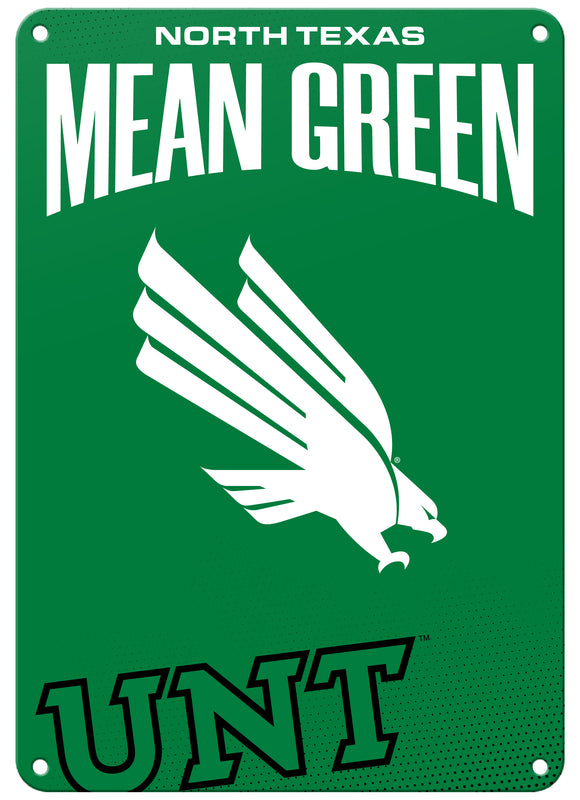 North Texas 7"x10" College Wall Decor Metal Sign – Officially Licensed Product 