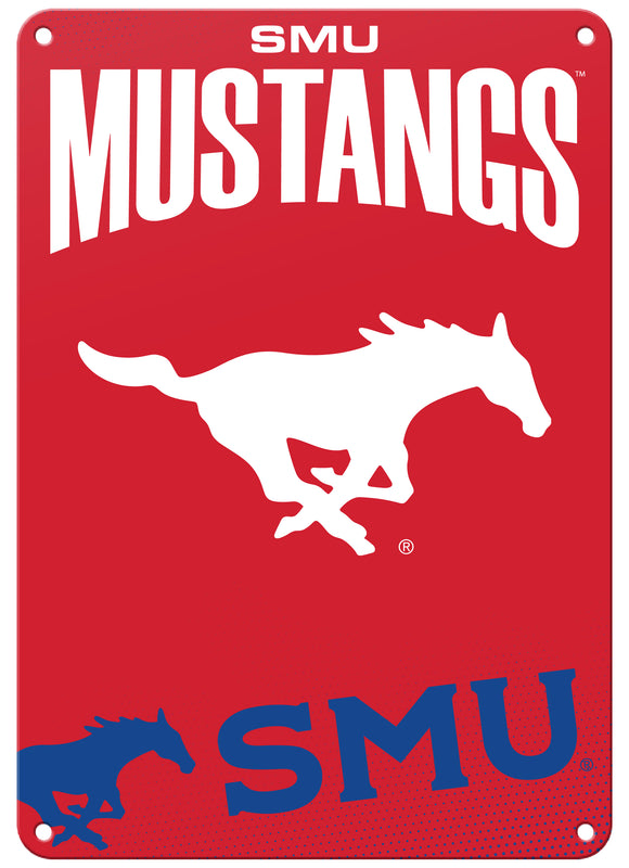 Southern Methodist University 7"x10" College Wall Decor Metal Sign – Officially Licensed Product 