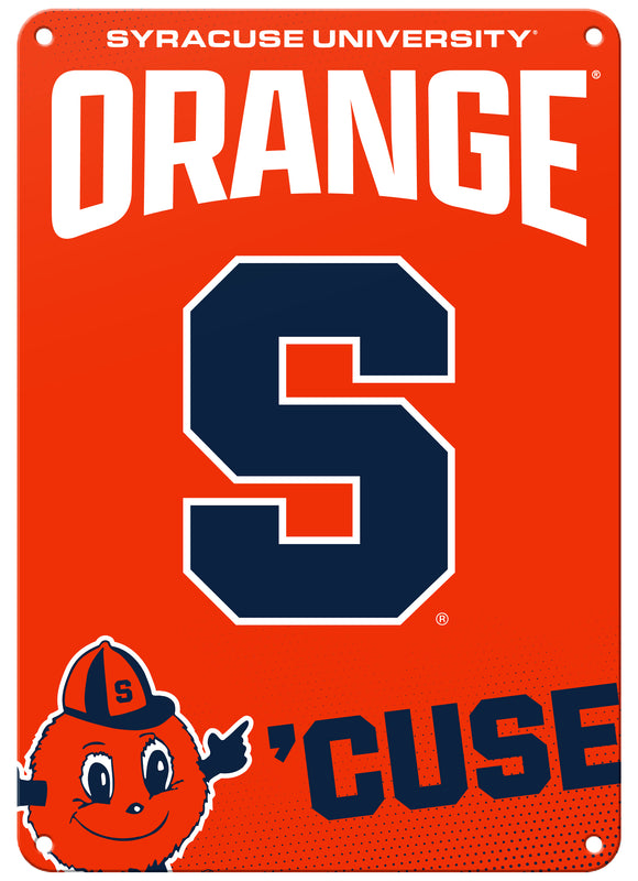 Syracuse Orange 7"x10" College Wall Decor Metal Sign – Officially Licensed Product 