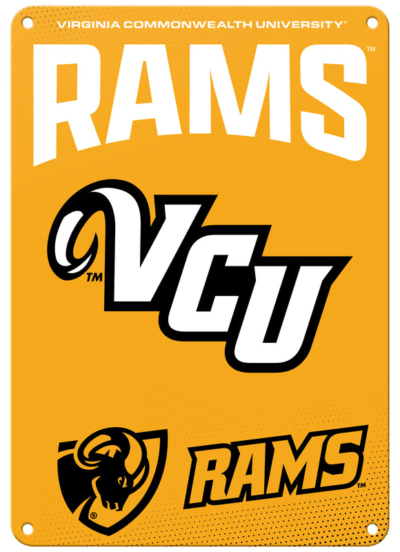 Virginia Commonwealth 7"x10" College Wall Decor Metal Sign – Officially Licensed Product 