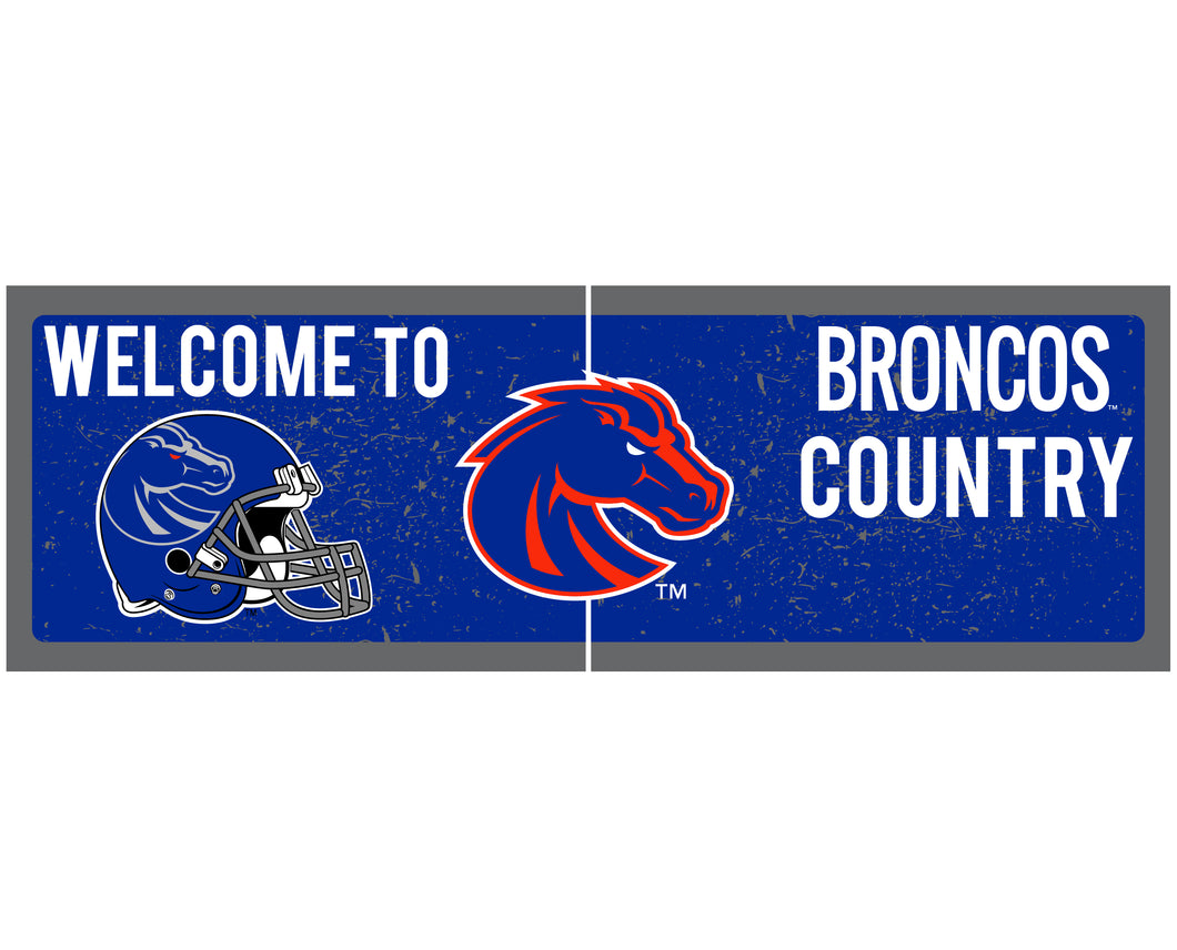Boise State Broncos Wood sign with frame Officially Licensed Collegiate Product 