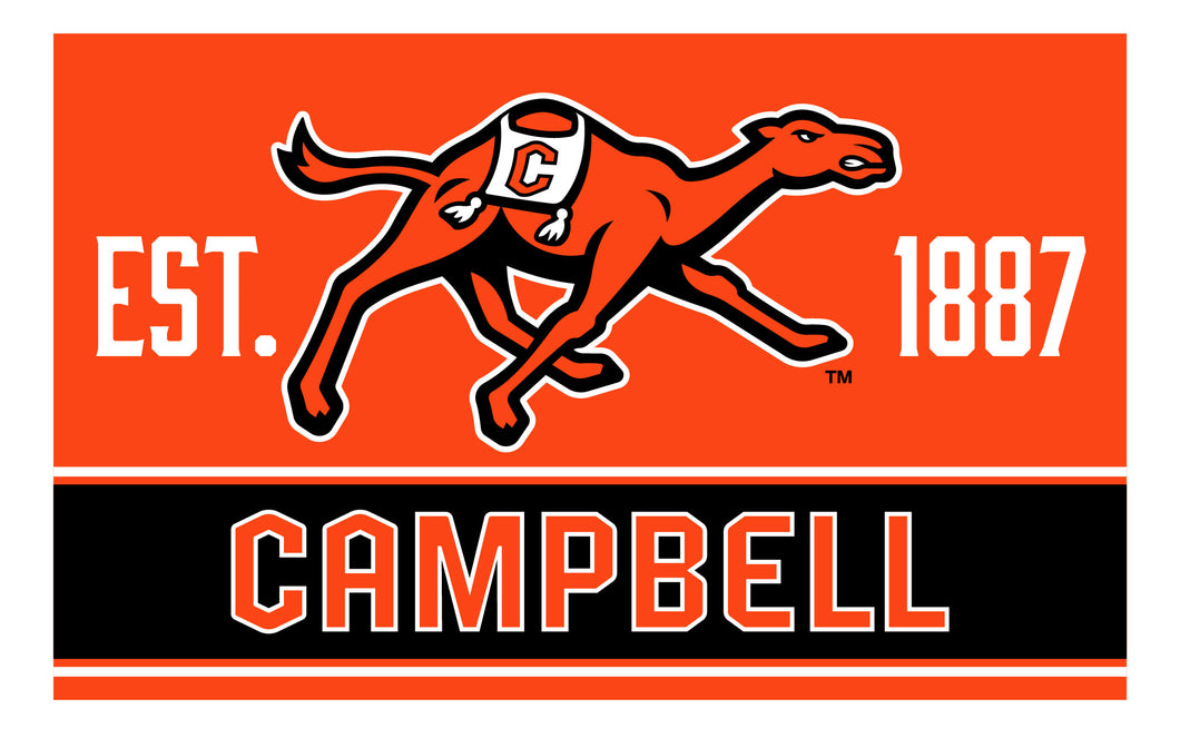 Campbell University Fighting Camels Wood Sign with Frame