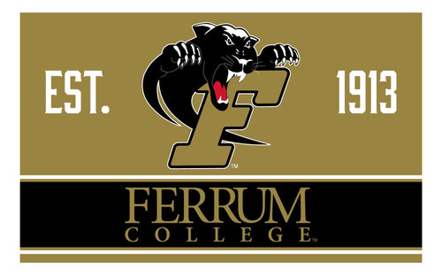 Ferrum College Wood sign with frame Officially Licensed Collegiate Product