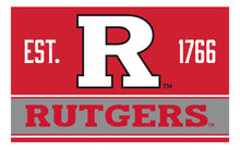Load image into Gallery viewer, Rutgers Scarlet Knights Wood Sign with Frame
