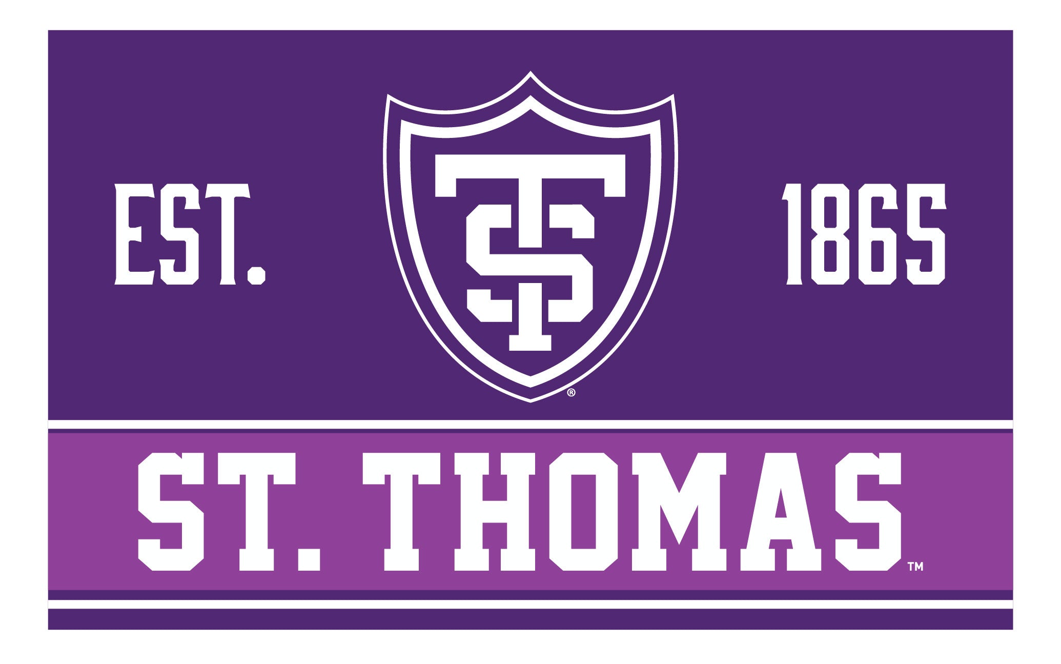University of St. Thomas Wood sign with frame Officially Licensed Coll ...