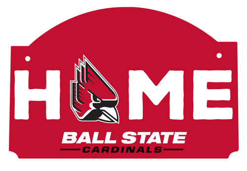 Ball State University Wood sign flat with string Officially Licensed Collegiate Product 