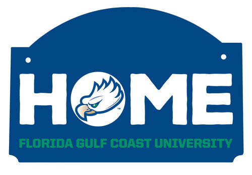 Florida Gulf Coast Eagles Wood sign flat with string Officially Licensed Collegiate Product 