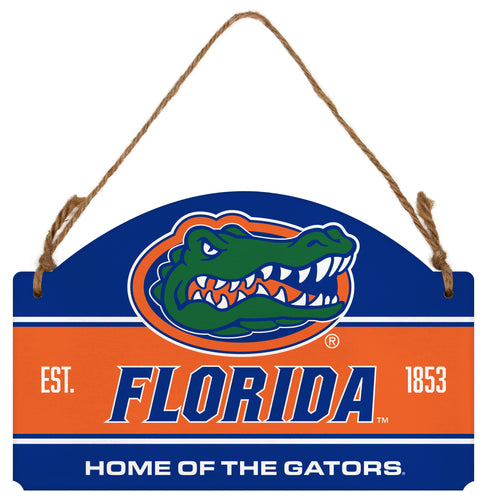 Florida Gators Flat Wood Sign with Hanging String - Officially Licensed Collegiate Product 
