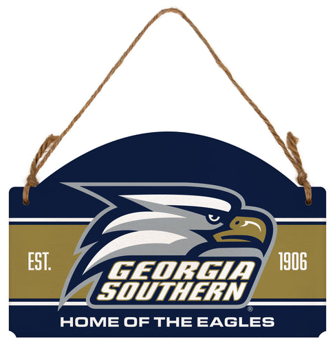 Georgia Southern Eagles Flat Wood Sign with Hanging String - Officially Licensed Collegiate Product 