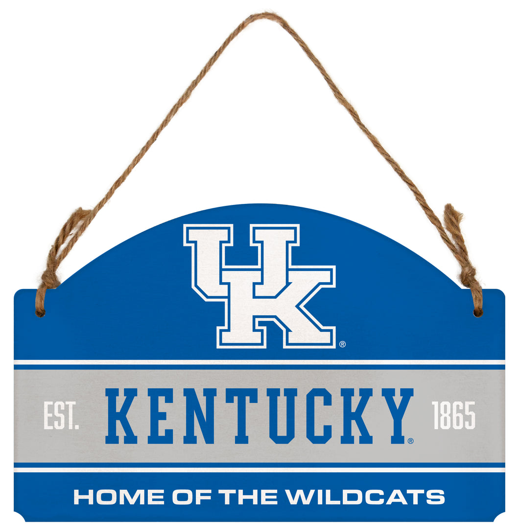 Kentucky Wildcats Flat Wood Sign with Hanging String - Officially Licensed Collegiate Product 