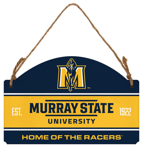 Murray State University Flat Wood Sign with Hanging String - Officially Licensed Collegiate Product 