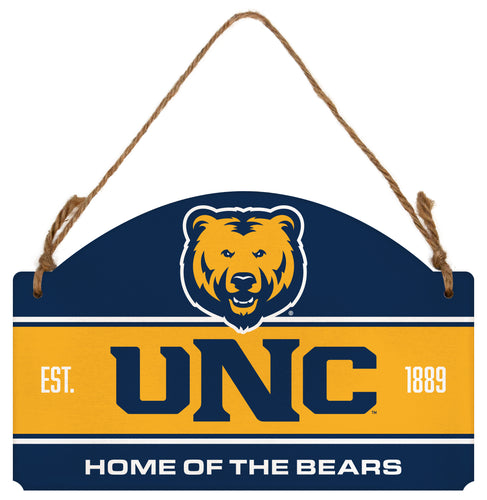 Northern Colorado Bears Flat Wood Sign with Hanging String - Officially Licensed Collegiate Product 