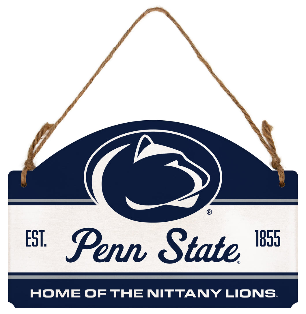 Penn State Nittany Lions Flat Wood Sign with Hanging String - Officially Licensed Collegiate Product 