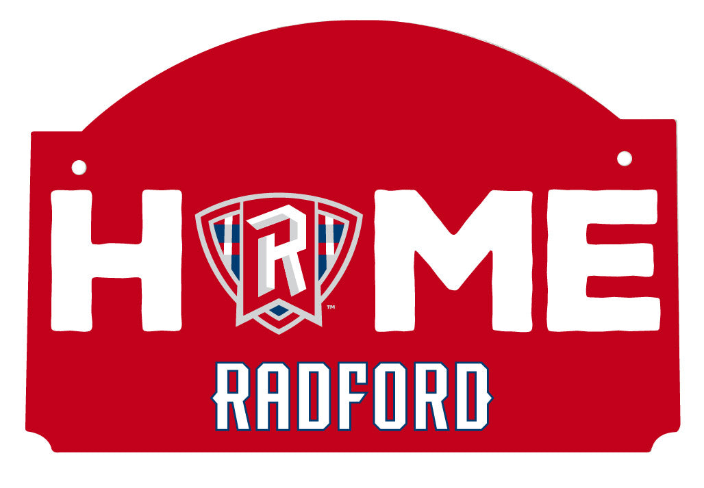 Radford University Highlanders Wood sign flat with string Officially Licensed Collegiate Product 
