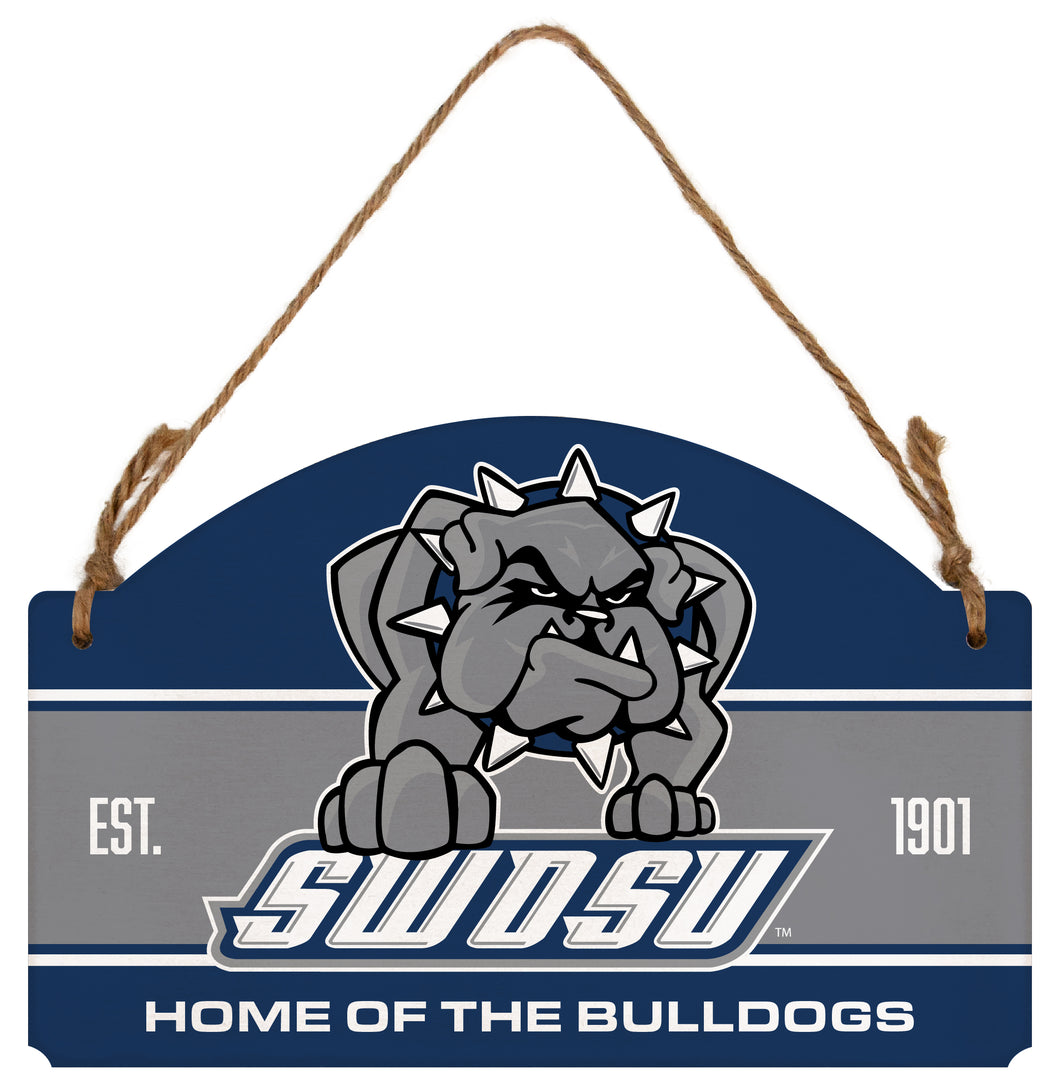 Southwestern Oklahoma State University Flat Wood Sign with Hanging String - Officially Licensed Collegiate Product 