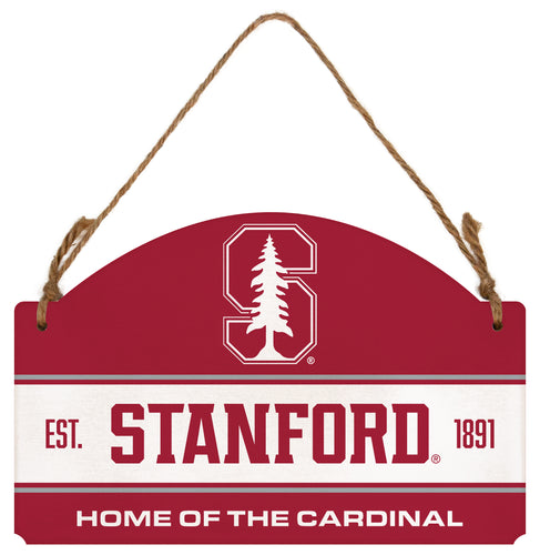 Stanford University Flat Wood Sign with Hanging String - Officially Licensed Collegiate Product 