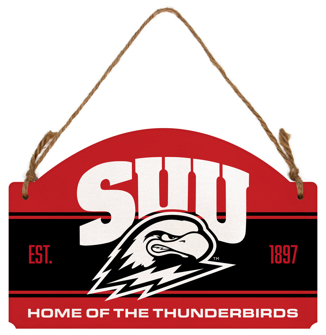 Southern Utah University Flat Wood Sign with Hanging String - Officially Licensed Collegiate Product 