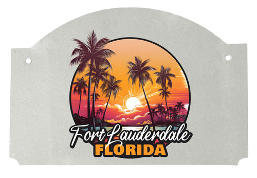 Fort Lauderdale Florida Design A Souvenir Wood sign flat with string 