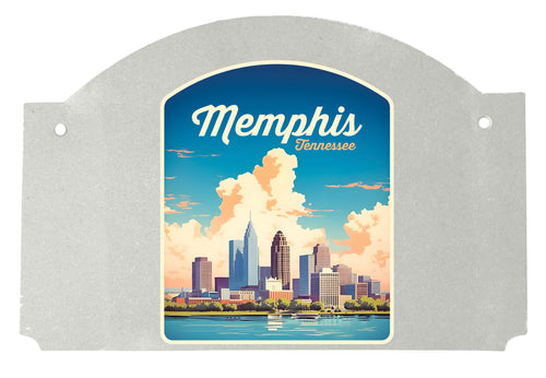Memphis Tennessee Design A Souvenir Wood sign flat with string