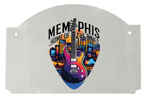 Memphis Tennessee Design B Souvenir Wood sign flat with string