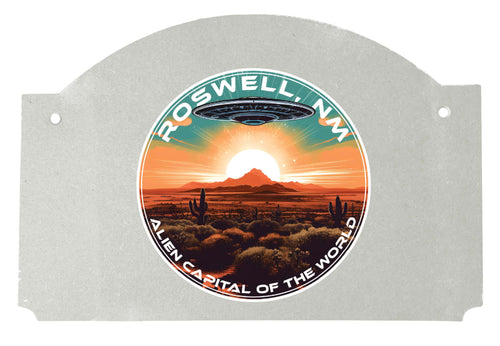 Roswell New Mexico Design A Souvenir Wood sign flat with string 