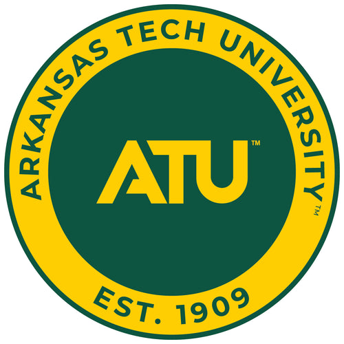 Arkansas Tech University Round Vinyl Decal Sticker Officially Licensed Collegiate Product 2-Inch