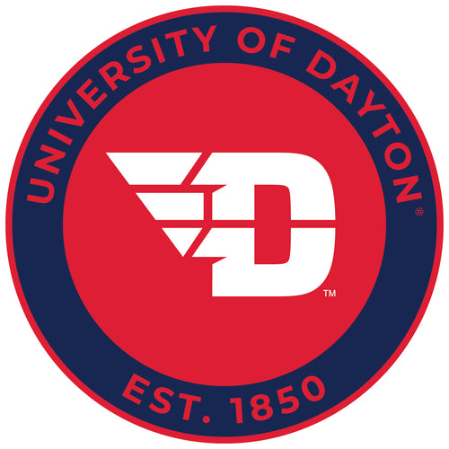 Dayton Flyers Round Vinyl Decal Sticker Officially Licensed Collegiate Product 2-Inch