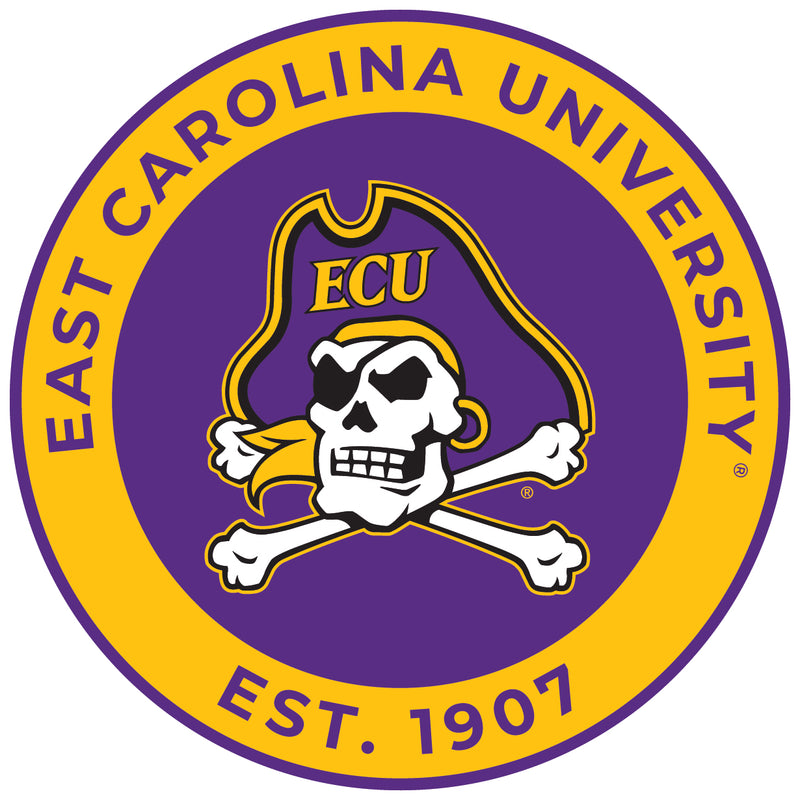 East Carolina Pirates Round Magnet Officially Licensed Collegiate Product 8-Inch