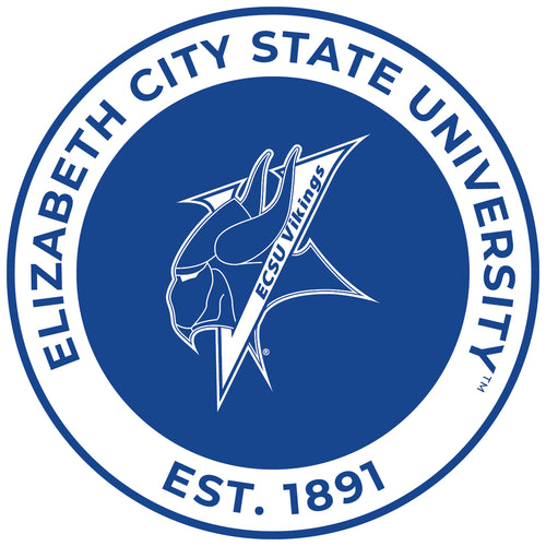 Elizabeth City State University Round Vinyl Decal Sticker Officially Licensed Collegiate Product 8-Inch