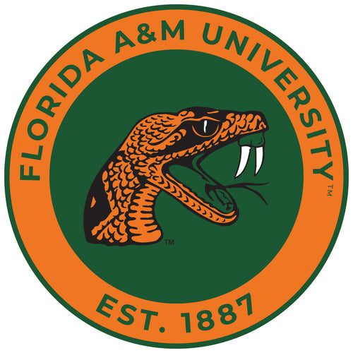 Florida A&M Rattlers Round Magnet Officially Licensed Collegiate Product 6-Inch