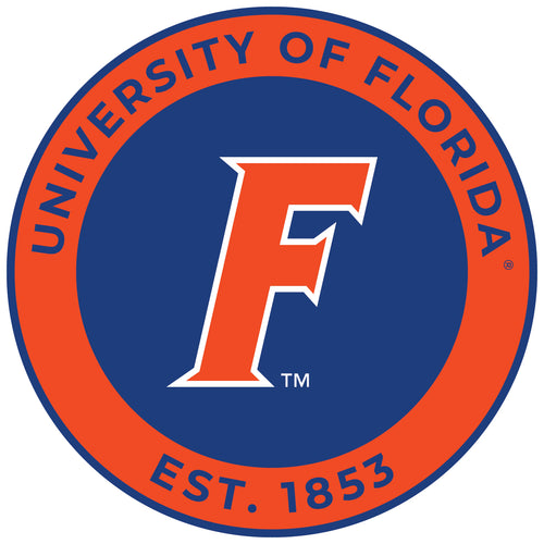 Florida Gators Round Vinyl Decal Sticker Officially Licensed Collegiate Product 4-Inch