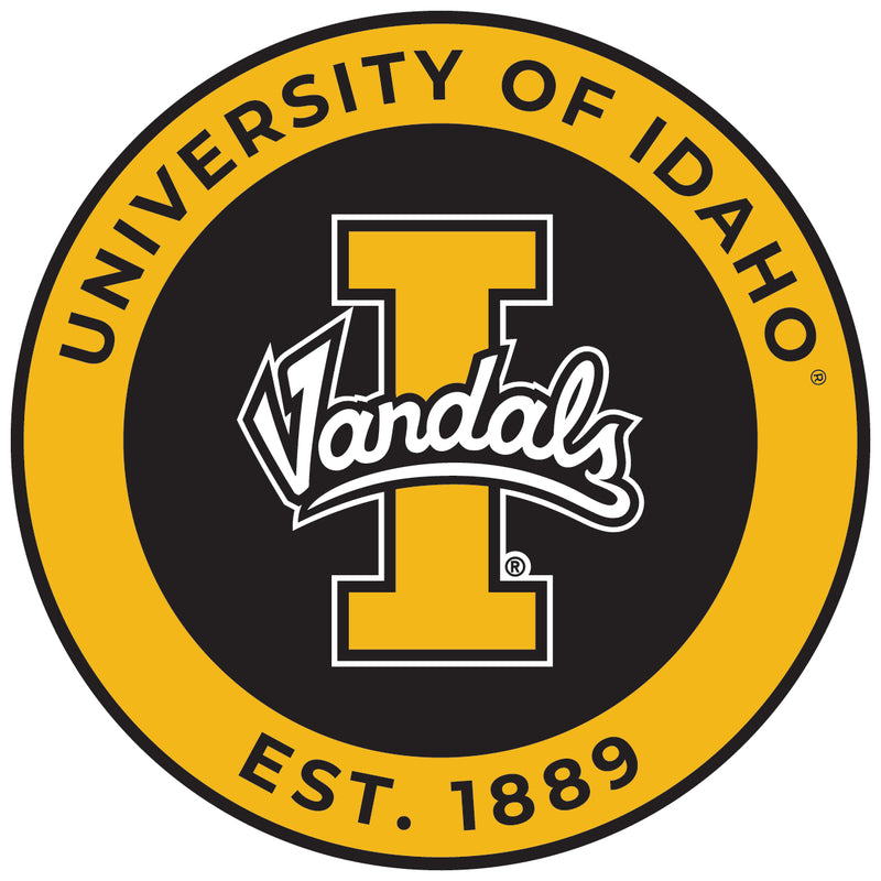 Idaho Vandals Round Vinyl Decal Sticker Officially Licensed Collegiate Product 8-Inch