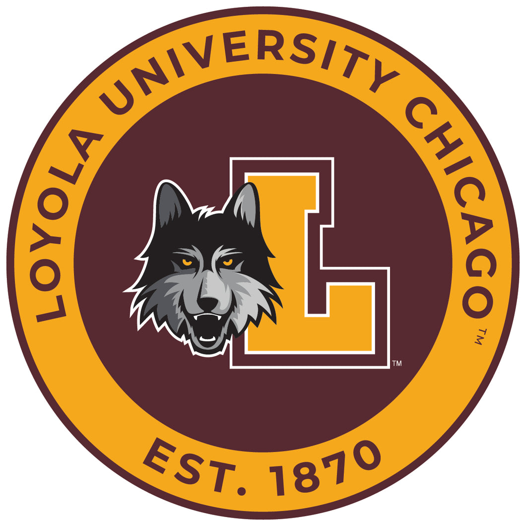 Loyola University Ramblers Round Magnet Officially Licensed Collegiate Product 2-Inch