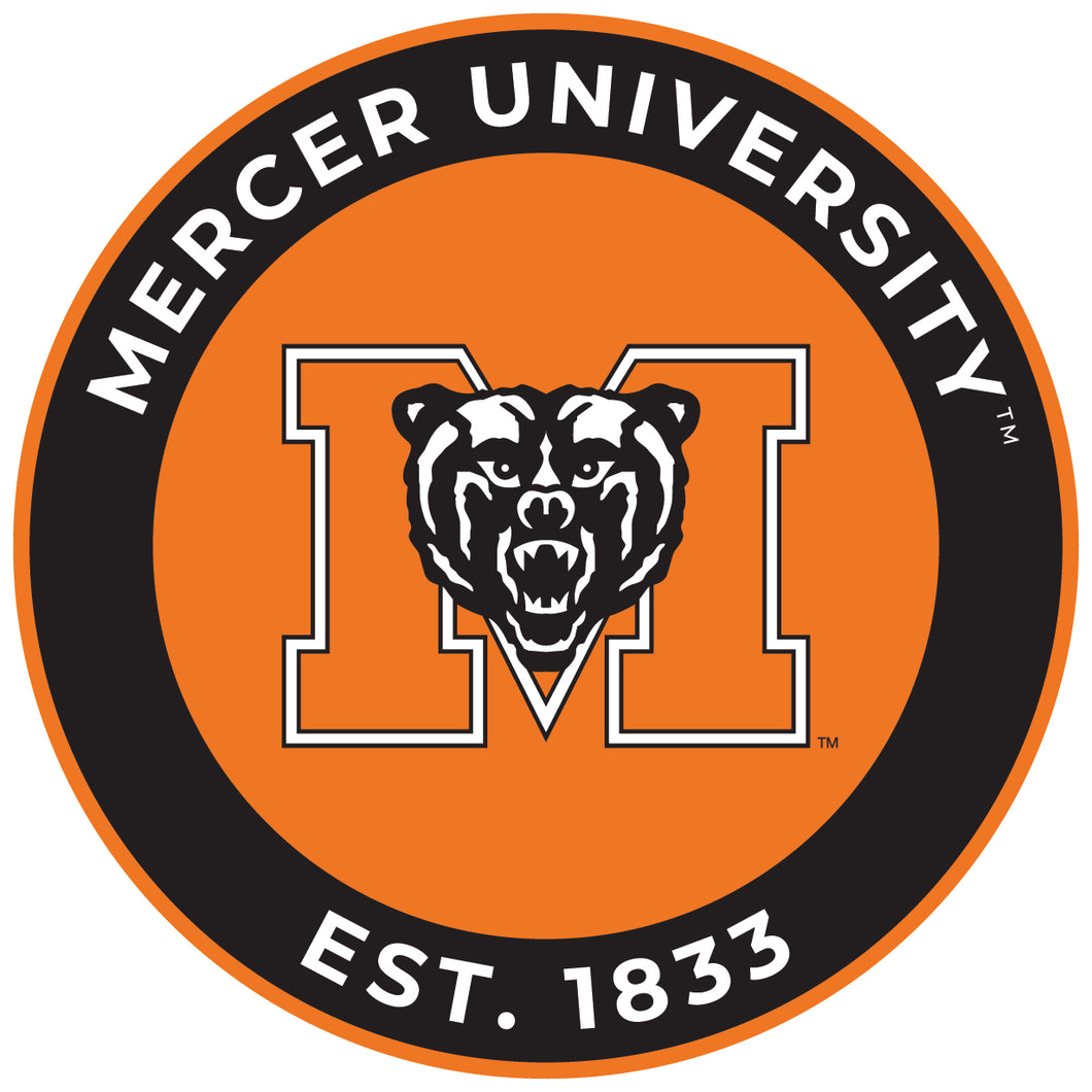 Mercer University Round Magnet Officially Licensed Collegiate Product 6-Inch