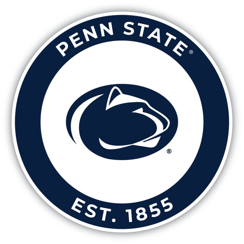 Penn State Nittany Lions Round Vinyl Decal Sticker Officially Licensed Collegiate Product 4-Inch