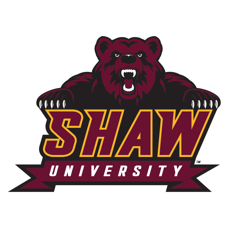 Shaw University Bears Round Vinyl Decal Sticker Officially Licensed Collegiate Product 2-Inch