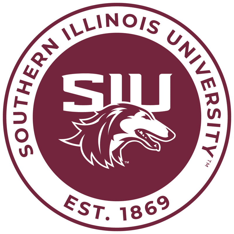 Southern Illinois Salukis Round Vinyl Decal Sticker Officially Licensed Collegiate Product 2-Inch