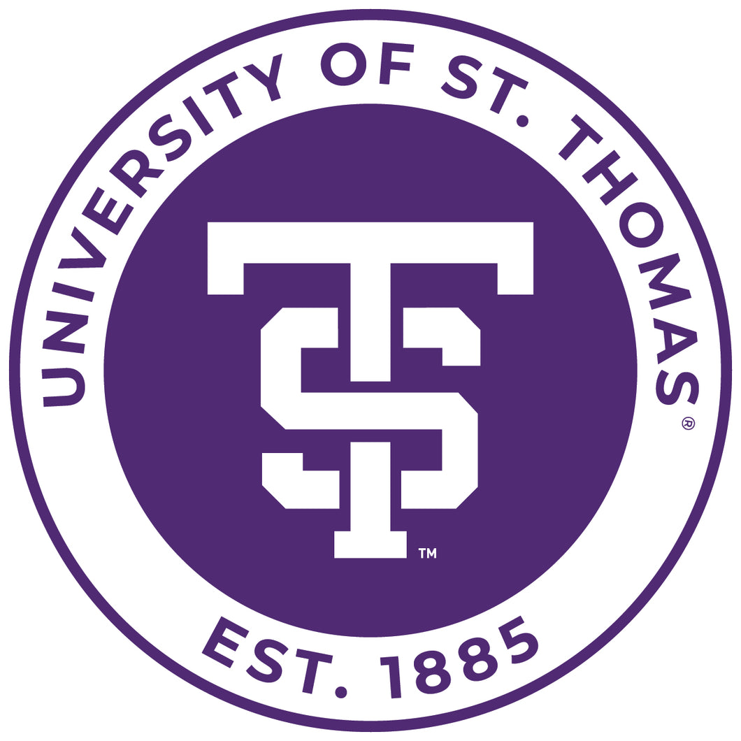 University of St. Thomas Round Vinyl Decal Sticker Officially Licensed Collegiate Product 2-Inch