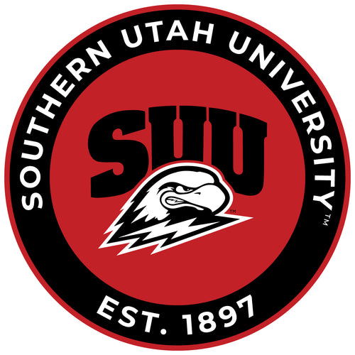 Southern Utah University Round Vinyl Decal Sticker Officially Licensed Collegiate Product 8-Inch