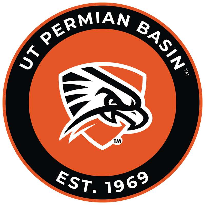 University of Texas of the Permian Basin Round Vinyl Decal Sticker Officially Licensed Collegiate Product 8-Inch