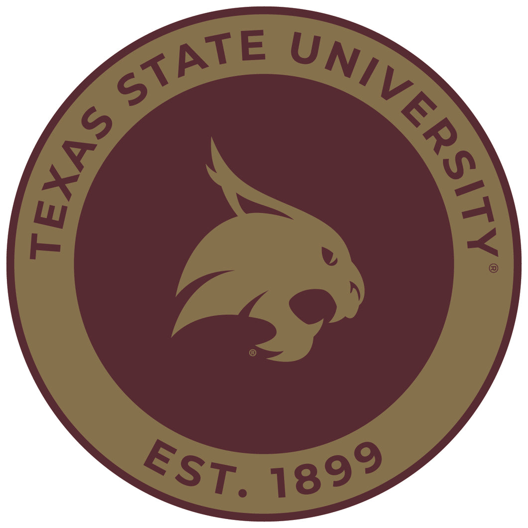Texas State Bobcats Round Magnet Officially Licensed Collegiate Product 2-Inch