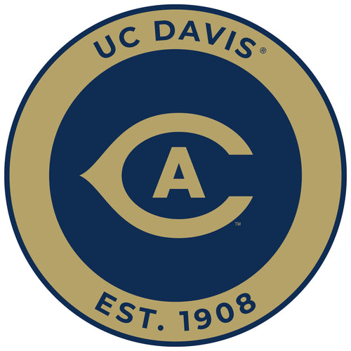 UC Davis Aggies Round Magnet Officially Licensed Collegiate Product 8-Inch