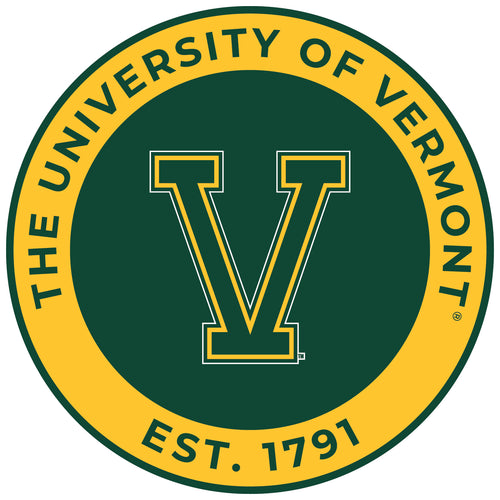 Vermont Catamounts Round Magnet Officially Licensed Collegiate Product 8-Inch