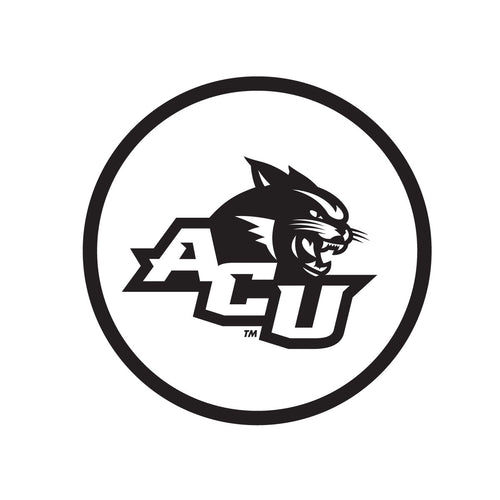 Abilene Christian University Officially Licensed Black Vinyl Decal Sticker Clear Backing