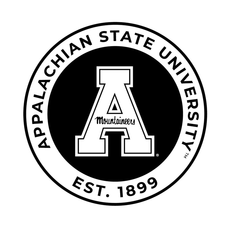 Appalachian State Officially Licensed Black Vinyl Decal Sticker Holographic Backing