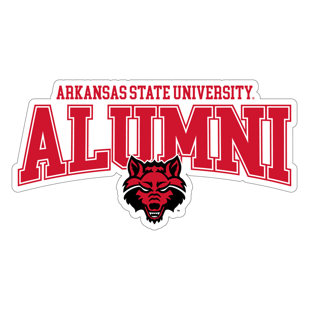 Arkansas State Laser Cut Alumni Vinyl Sticker/Magnet - Officially Licensed 4-Inch