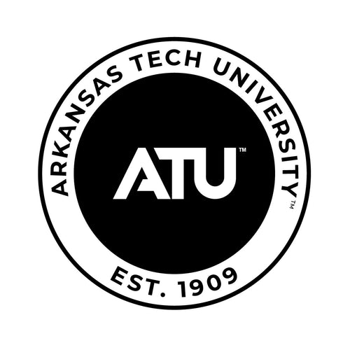 Arkansas Tech University Officially Licensed Black Vinyl Decal Sticker Clear Backing