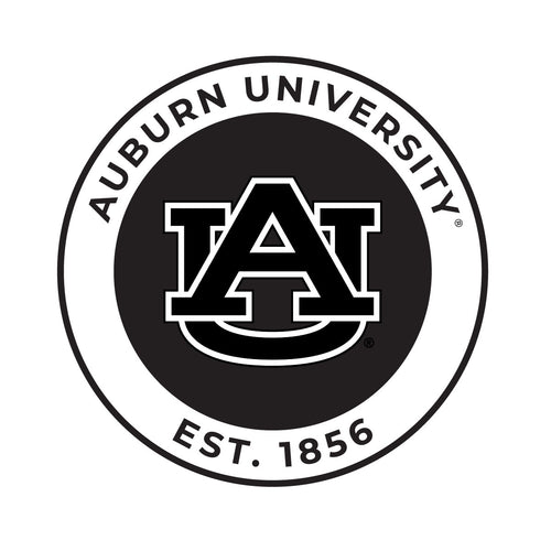 Auburn Tigers Officially Licensed Black Vinyl Decal Sticker Holographic Backing
