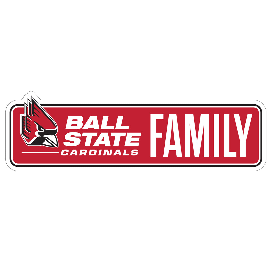 Ball State University Proud Die Cut Decal Officially Licensed Collegiate Product 5-Inches Wide