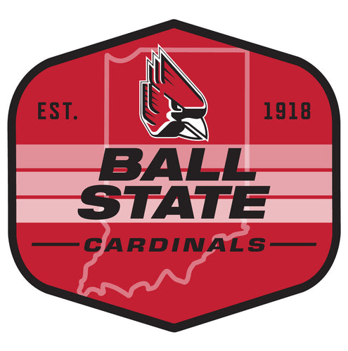 Ball State University Scenic Background Vinyl Sticker/Magnet - Officially Licensed 